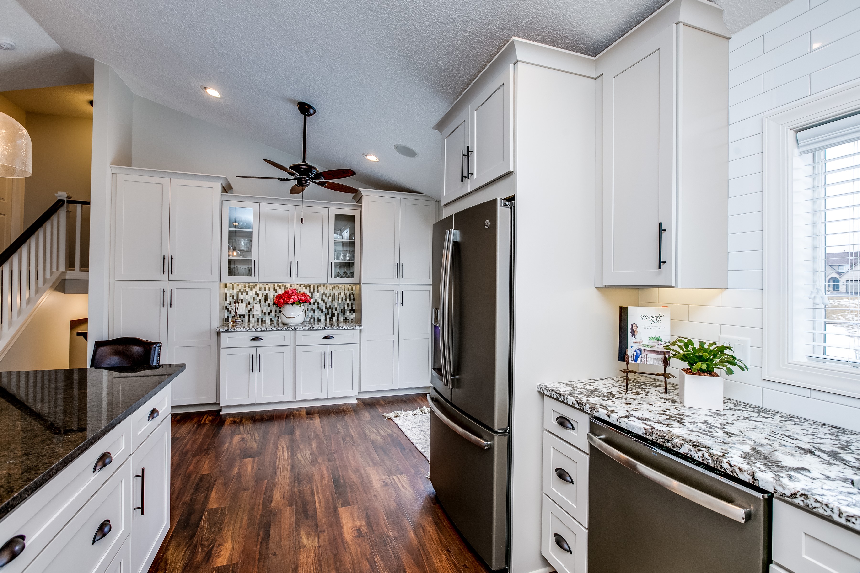 Transitional White Kitchen Remodel | Cottage Grove, MN - White Birch Design