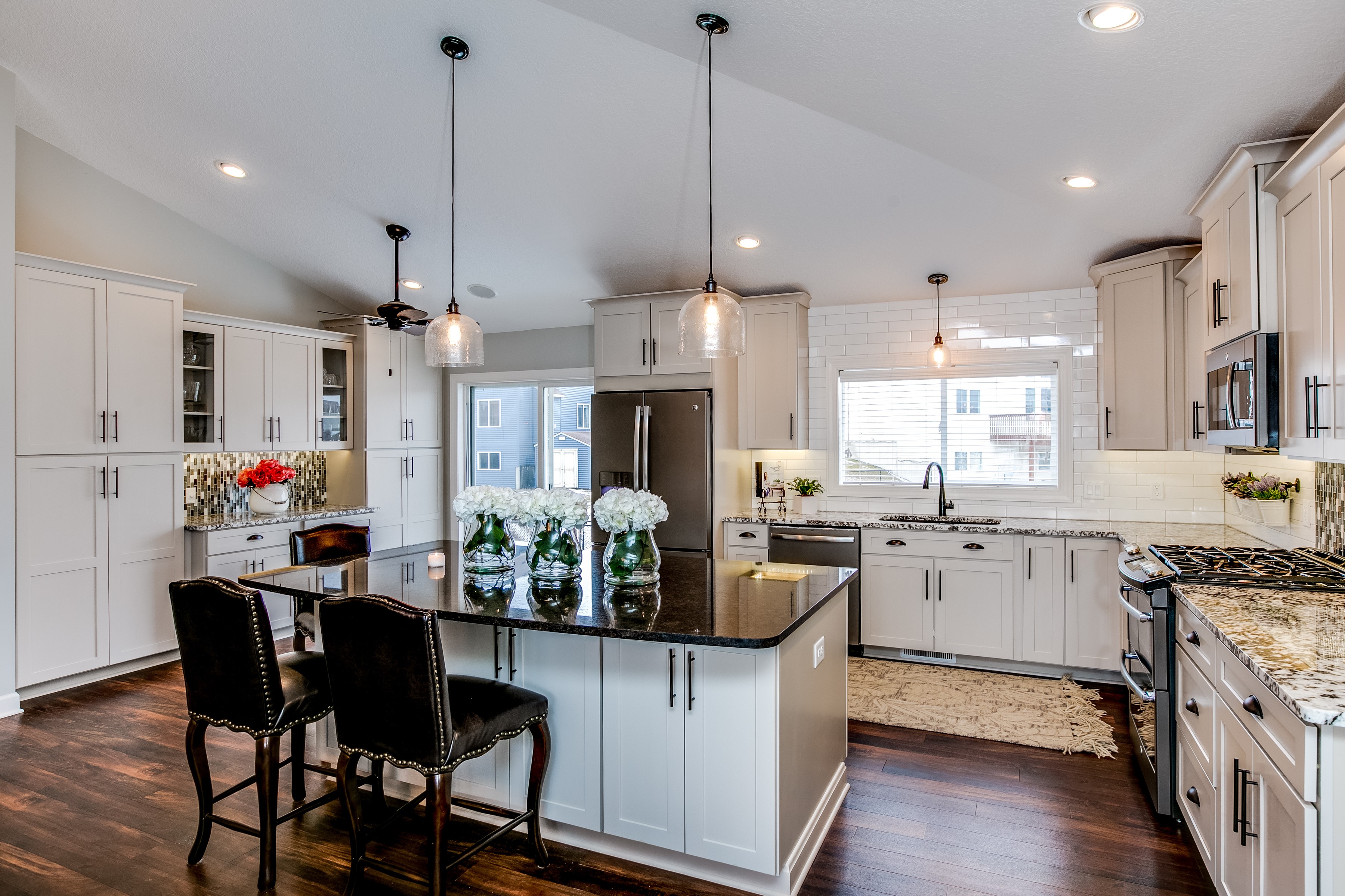 Transitional White Kitchen Remodel | Cottage Grove, MN - White Birch Design