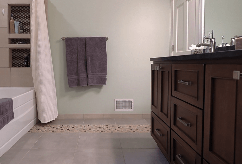 Bathroom Remodel by Minnesota CKBR certified remodeler White Birch Design