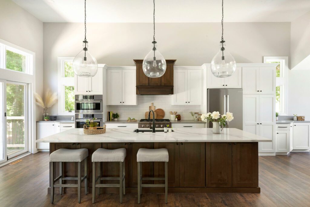 Lakeville Kitchen Remodel Large Kitchen Island 