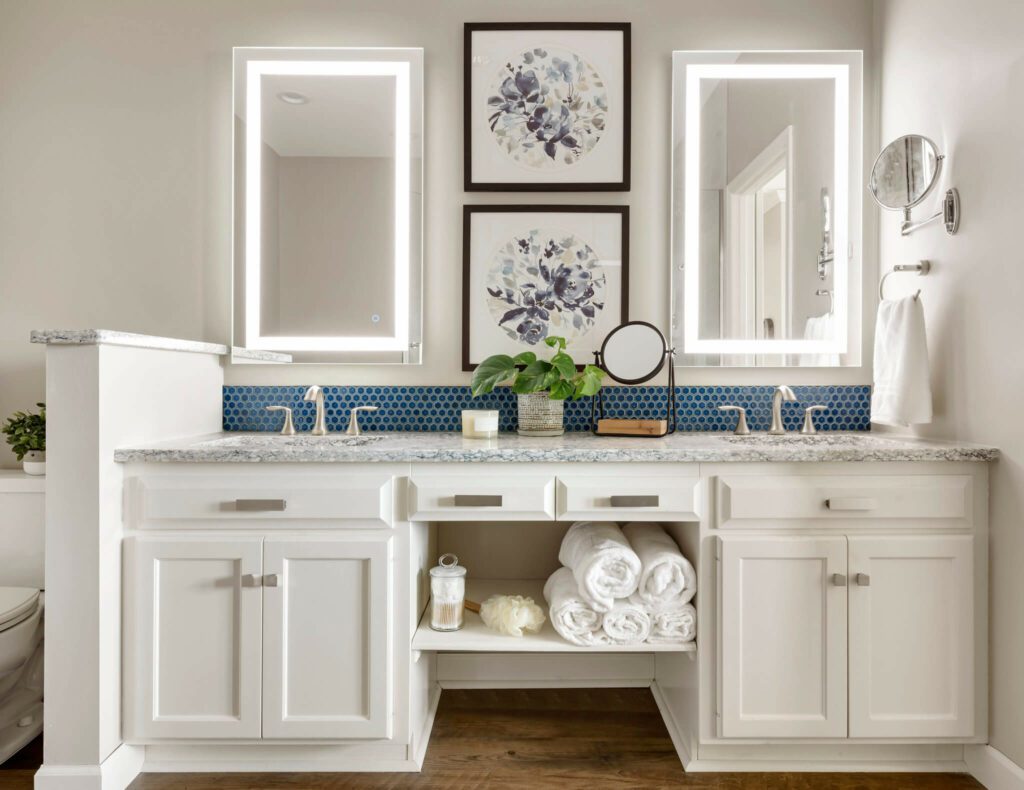 Bathroom remodel by Lakeville remodeler White Birch Design