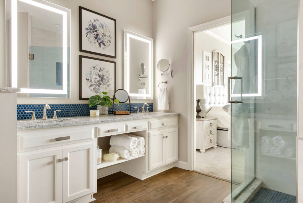 Bathroom remodel by Lakeville remodeler White Birch Design