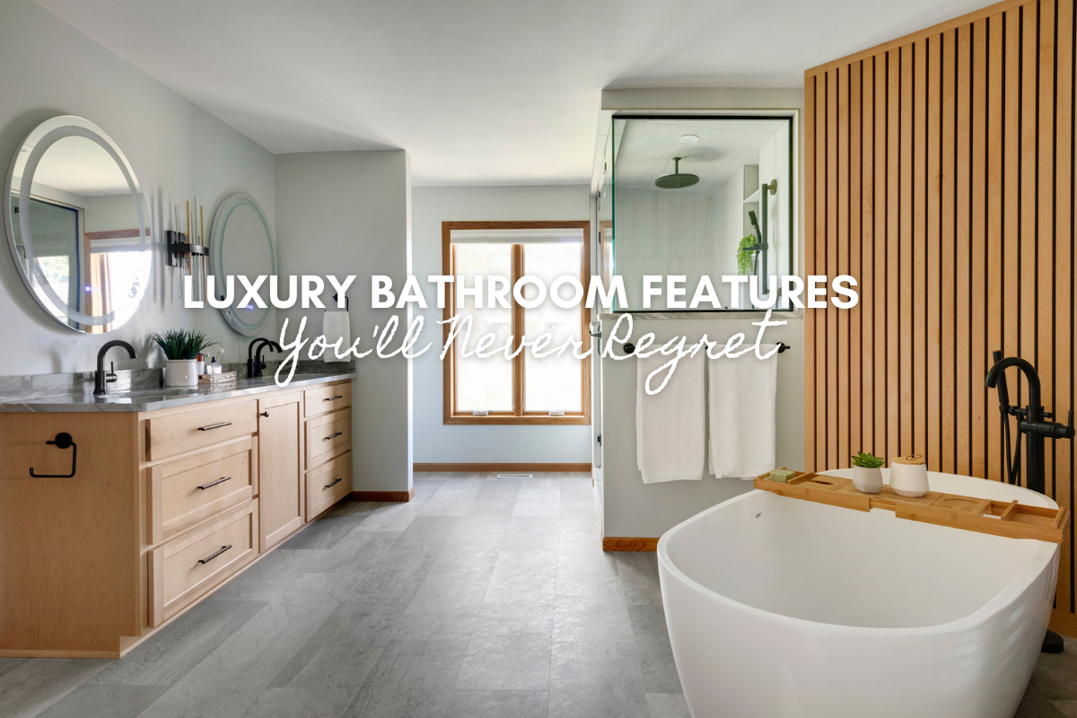 Features of a luxurious bathroom