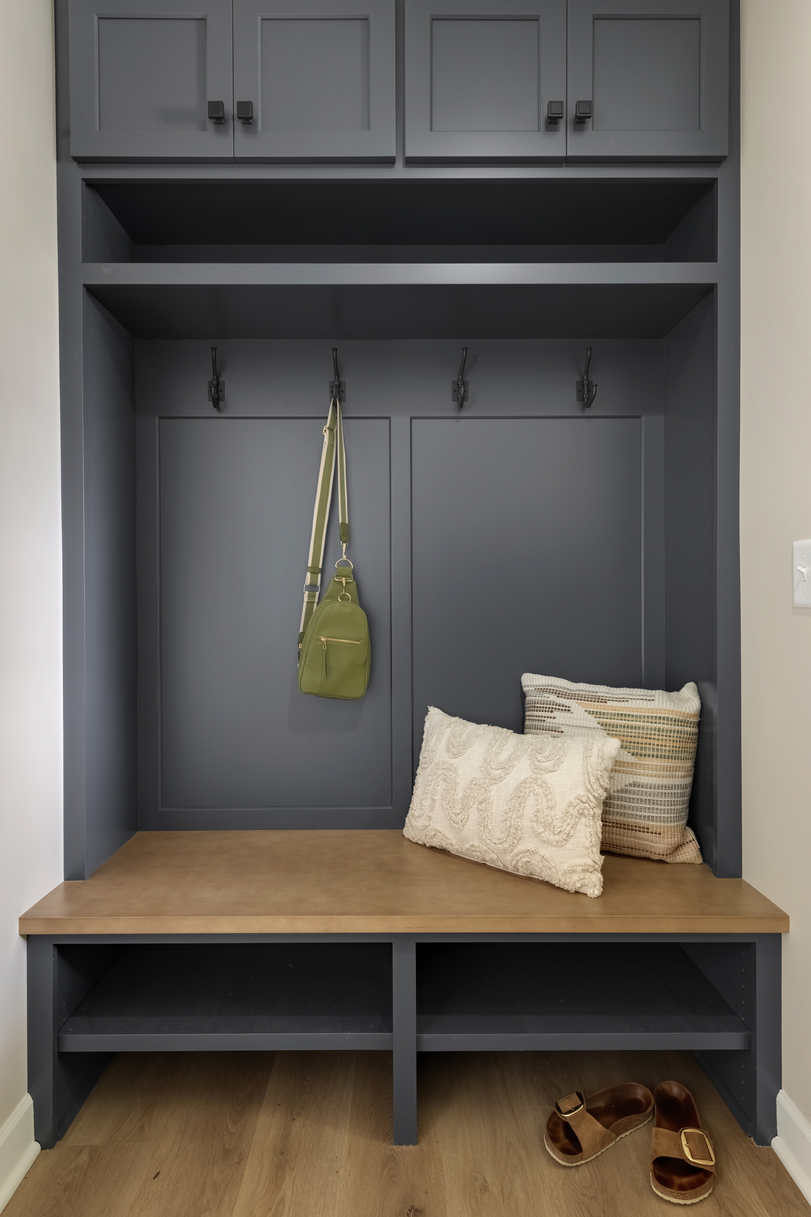 Mudroom locker - Eagan Main Floor Remodel by Twin Cities Remodeler White Birch Design